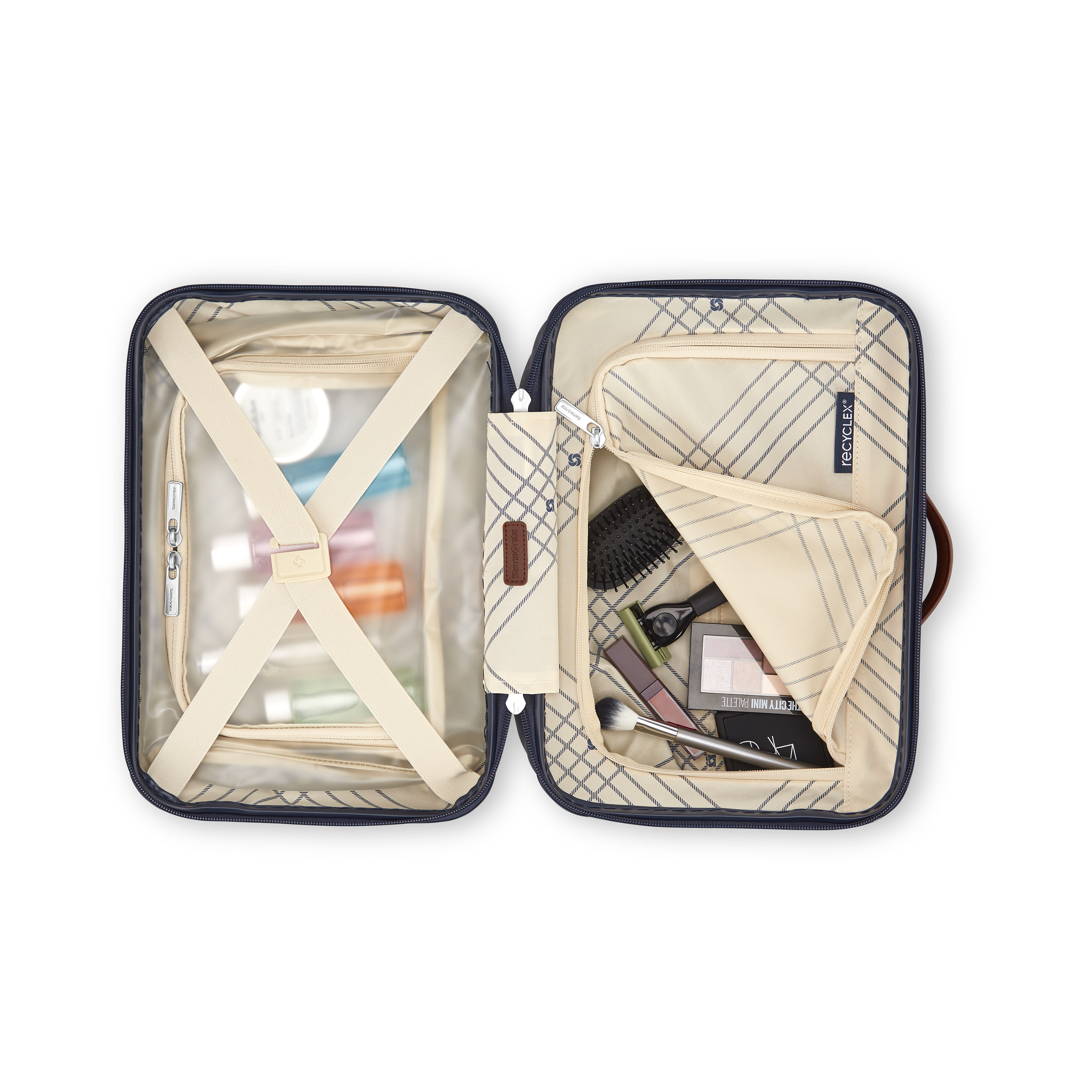 Virtuosa Train Case in the color Navy.